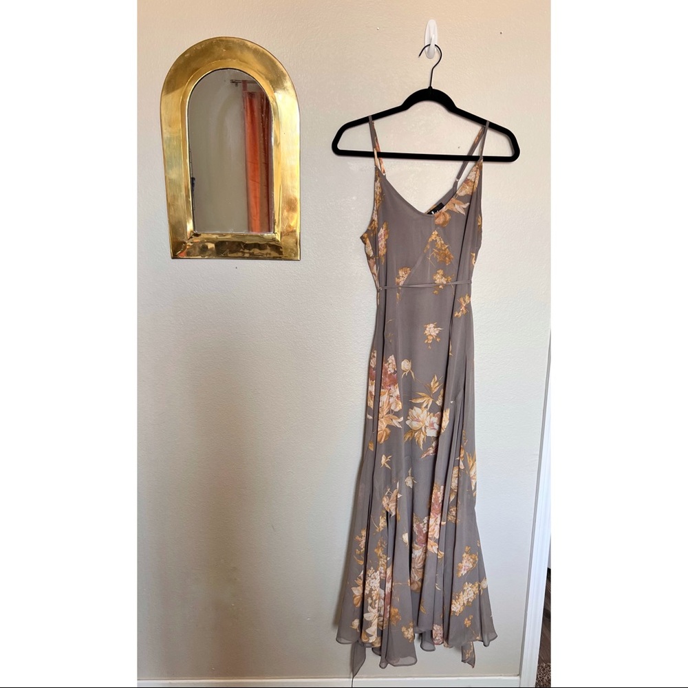 Lulus Floral Wedding Guest Maxi Dress